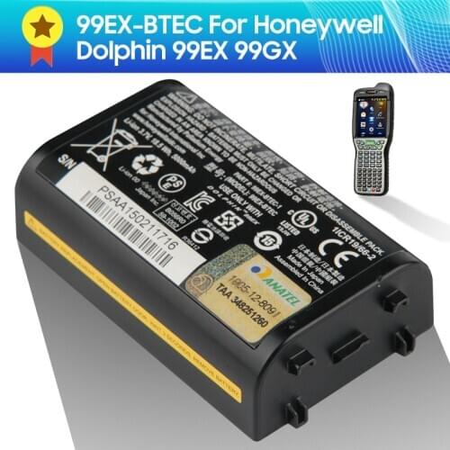 Original Replacement Battery 99EX-BTEC for Honeywell Dolphin 99EX 99GX Battery 5000mAh 18.5Wh 3.7V