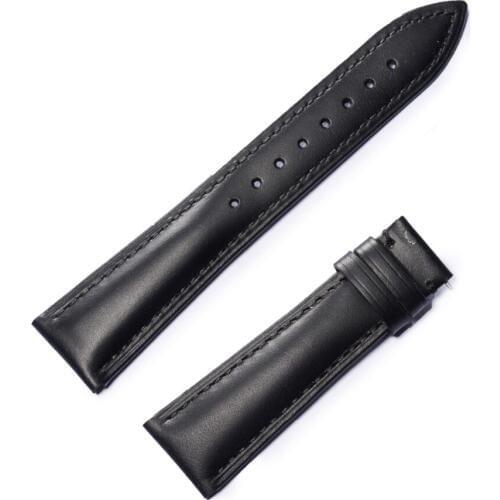 Reef Tiger/RT High Quality Watch Band Leather 22mm Genuine Leather Watch Strap with Deployment Buckle RGA8238