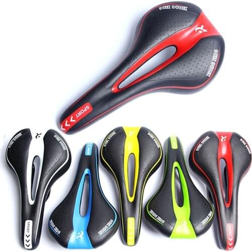 Bicycle Saddle MTB Road Soft Bike Saddle Breathable Cushioned Comfortable Cycling Seat Mountain Bike Accessories