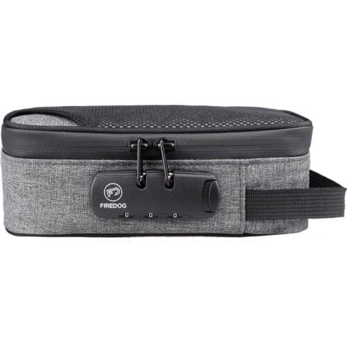 T3ED Smell Proof Bag with Lock, Carbon Lined Odor Proof Case Containers charcoal bag