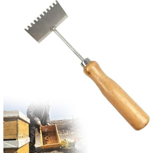 Beehive Cleaning Shovel Wooden Handle For Clean Frame Nest Bee Case Board Cleaner Beekeeper Equipment Beekeeping Tool