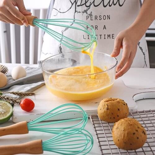 Drink Whisk Mixer Egg Beater Silicone Egg Beaters Kitchen Tools Hand Egg Mixer Cooking Foamer Wisk Cook Blender