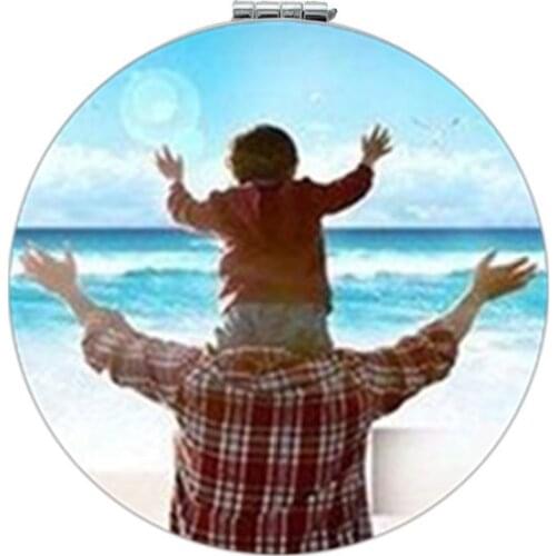 Youhaken Father Of The Groom makeup mirrors love papa Round game Vanity mirror have a yery Mirrors FQ904