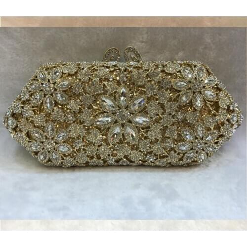 Multi Glitter Women Evening Clutches Handbag Wedding Party Dinner Metal Day Clutch Purse Bag pink/red/gold/silver/blue color