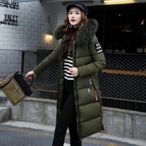Hooded Ladies Coat High Quality Warm Outwear Womens Parka Jacket Mid-long Women Winter Thick Down Jacket 2021 Winter Female Coat
