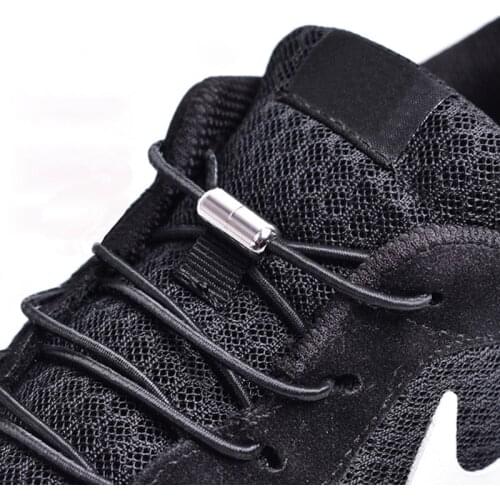 1 Pair Fashion Elastic Shoelaces Sneakers Semicircle Shoelace Shoe Laces Quick No Tie Shoelace Kids Adult Shoes Lace 2021