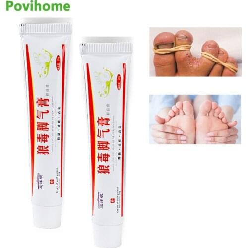 1pcs Foot Beriberi Cream Athletes Foot Treatment Anti Fungus Deodorant Remove Itch Odor Relieve Itching Peeling Blister P1200