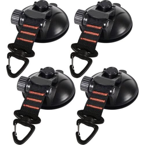 2/5Pcs Suction Cup Anchor Securing Hook Tie Down,Camping Tarp as Car Side Awning, Pool Tarps Tents Securing Hook Universal Tools