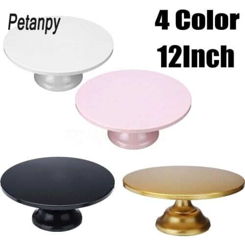 4 Color Grand Baker Cake Stand 12 Inch White Wedding Cake Tools Fondant Bakeware Cake Decorating Supplies Dessert Table Pops