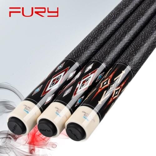 FURY DD1/3 Pool Cue 12.5mm Tiger Tip H-2 Evolution Shaft XTC Ferrule Uni-lock Joint Billiards Handmade Lrish Line Stick Kit