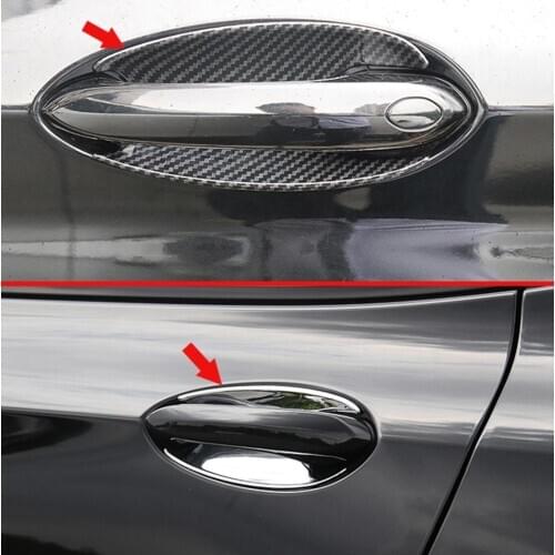 For BMW X5 G05 2019 2020 ABS Chrome Door Handle Bowl Cover Cup Cavity Trim Insert Catch Molding Garnish