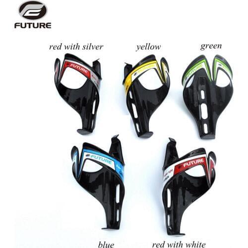 FUTURE 2 pcs/lot carbon fibre bike water bottle holder cage MTB road bikes bottle cage carbon bidon cycling bicycle accessories