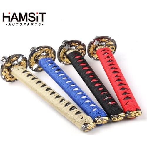 Hamsit Bushido Gear Head Long Type 260 mm universal Manual automatic universal shift knob shift handle personality modification