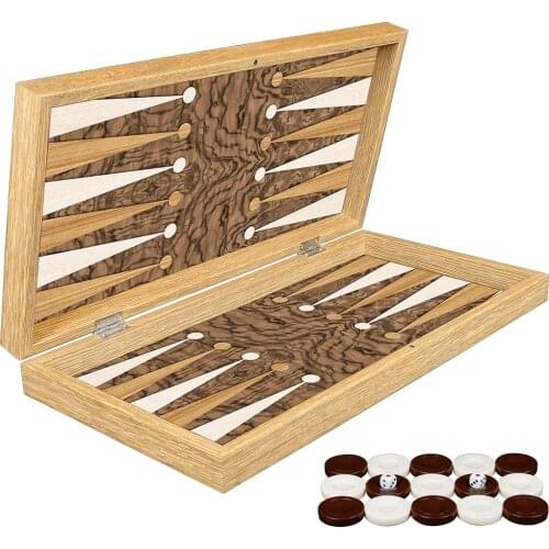 Classic Wooden Backgammon Game Set XXL