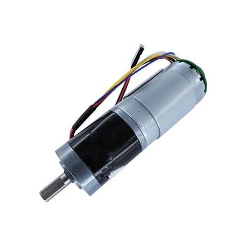 Maithoga PG36-555B Planetary Gear Encoder Deceleration Motor Micro DC Gear Motor (D Shaft) 24V