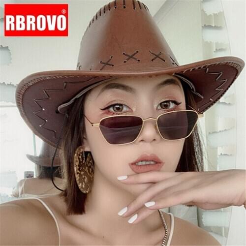 RBROVO Small Retro Sunglasses Women/Men Luxury Vintage Glasses Women Brand Designer Eyeglasses Women Cateye Lentes De Sol Mujer