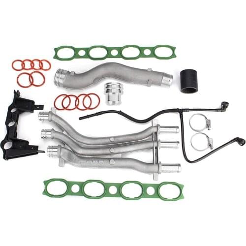 New Car Cooling Pipe Aluminum Coolant Tank Water Pipe Hose Repair For Porsche Cayenne 955 2003-2006 Displacement 4.5 V8 Engine