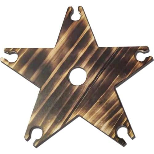 New Wine Glass Holder Portable Wooden Stemware Rack with 5 Slots Bases on Wine Bottle Outdoor Countertop Goblet Organizer