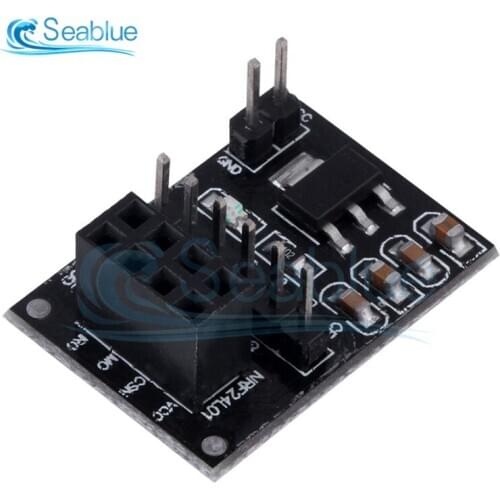 NRF24L01 Wireless adapter module 3.3V New Socket Adapter plate Board For 8Pin For Arduino Robot Car 24L01 Wireless Module