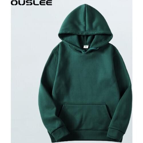 OUSLEE Spring 2 Pieces Sets Women Unisex Couple Fleece Hoodies Suits Casual Tracksuits Female Sweatshirt And Pants Set Plus Size