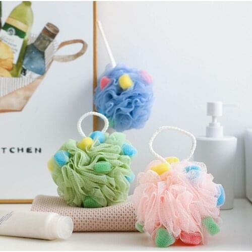 Rubbing bath foaming bath towel bath ball bath plain bath flower bath ball bath flower