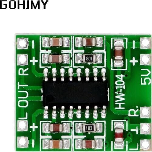 10PCS PAM8403 Super mini digital amplifier board 2 * 3W Class D digital amplifier board efficient 2.5 to 5V USB power supply new