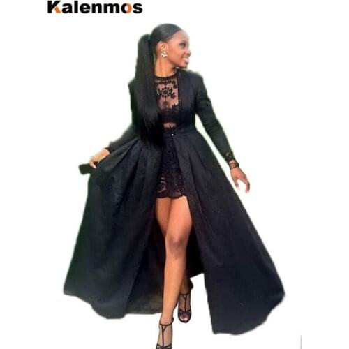 KALENMOS African Dress Women Dashiki Long Maxi 2020 Summer Two Piece Sets Lady Muslim Islamic Robe Work Lace Sexy Abaya Vestidos