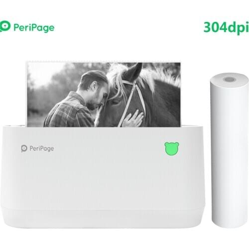 PeriPage A9s MAX Mini Portable Photo Printer 304dpi BT Wireless Thermal Printer Label Maker Support 107mm/77mm/57mm Paper
