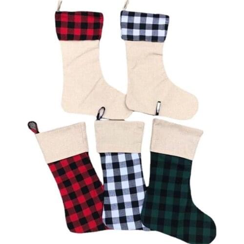 Simple Christmas Socks Ornaments Merry Christmas Decorations For Home Fireplace Xmas Tree Decoration New Year