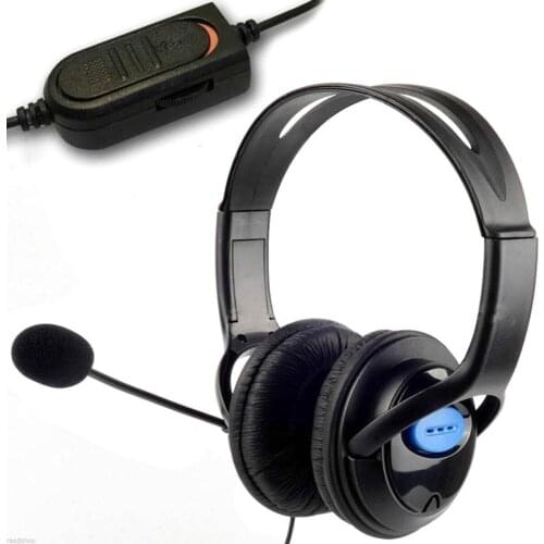 3.5mm Wired Gaming Headset Dual HD Drivers Computer Headphones With Microphone Deep Bass Gamer Headphones For PC