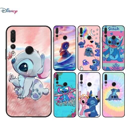 Silicone Cover Disney Cute Stitch For Huawei Honor V30 30 X10 30i 10X 30S 20S View 20 V20 Pro Plus Lite RU Soft Phone Case