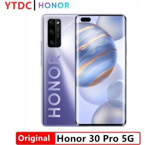 Honor 30 Pro 5G Smart Phone Kirin 990 5G SoC 6.57'' 4000mAh Battery 2340*1080 OLED Screen Main Camera 40MP 40W SuperCharger