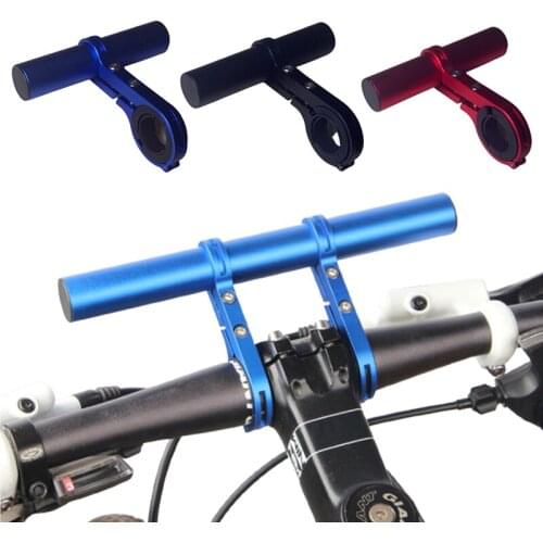 Bicycle Handlebar Extender Carbon Fiber Expand Mountain Bicycle Front Light Bracket Lamp Flashlight Stand Rack Accessories