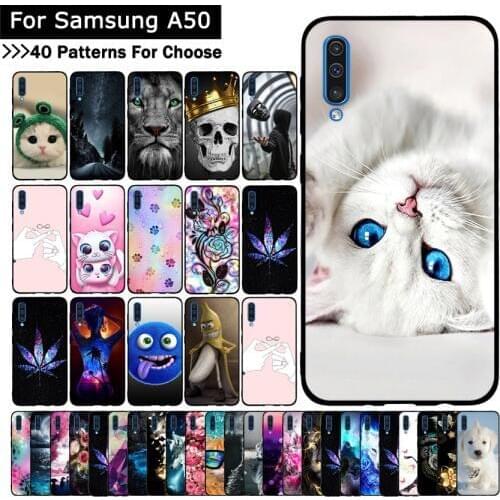 For Samsung Galaxy A50 Case 2019 A505F Cartoon Animal Protective cover TPU Slicone cases mobile phone shells fundas coque