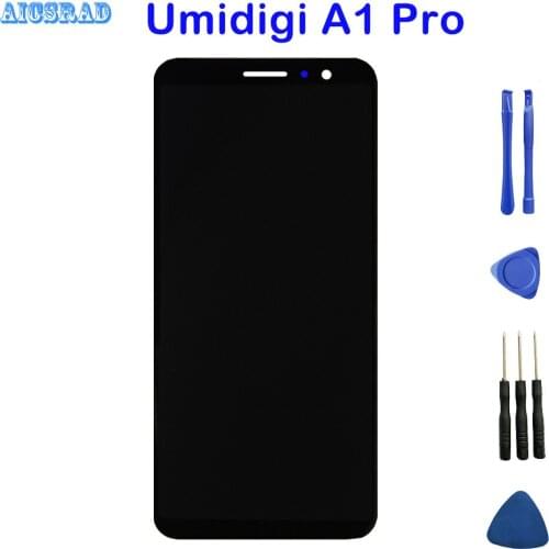 5.5" For Umidigi A1 Pro A1Pro LCD Display + Touch Screen Sensor Digitizer Assembly 100% Tested Umi A1 Pro Cellphone Parts +Tool