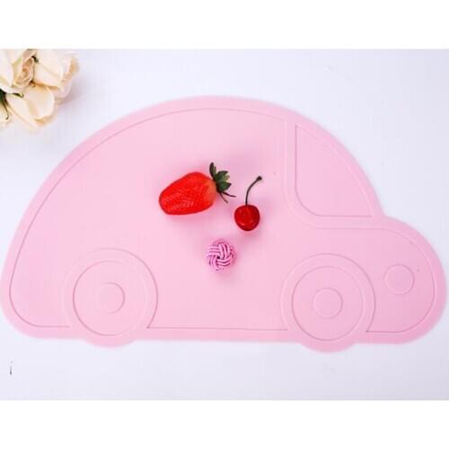 1Pcs Elephant Shape Placemat Kids Plate Mat Food Grade Silicone Table Pad Waterproof Heat Insulation Kitchen Gadget