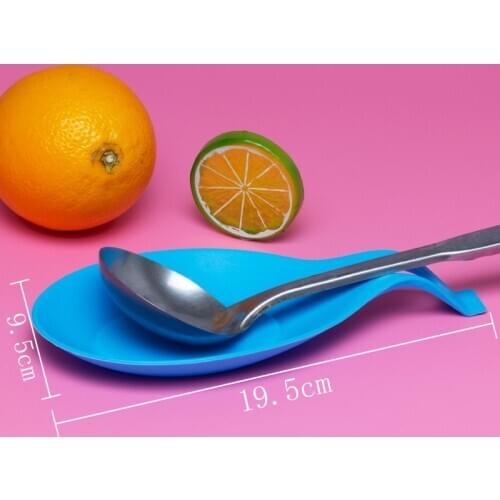1 Pcs Multipurpose Silicone Spoon Rest Pad Food Grade Silica Gel Spoon Put Mat Device Kitchen Utensils kitchen dishes 5Z