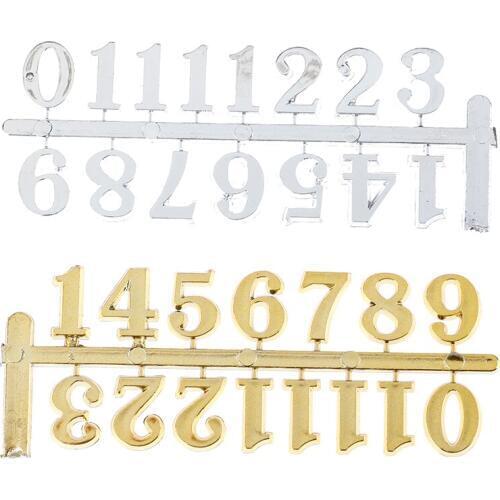 1PCS Restore Ancient Ways Digital Accessories Quartz Clock Movement For Clock Repair Gold Sliver Color