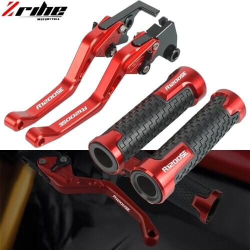 Motorcycle Accessories CNC Brake Clutch Levers Handlebar Grip Handle Hand Grips for BMW R1200SE R 1200SE R 1200 SE 2010-2013
