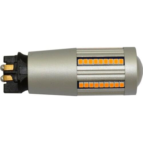 Canbus No Hyper Flash PW24W PWY24W LED Bulbs Turn Signal Light Daytime Light DRL Amber yellow White For Audi BMW Volkswagen