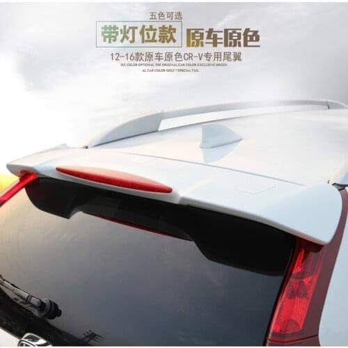 For Honda CR-V CRV Spoiler 2012 2013 2014 2015 2016 High Quality ABS Material Car Rear Trunk Wing Accessories Body Kit