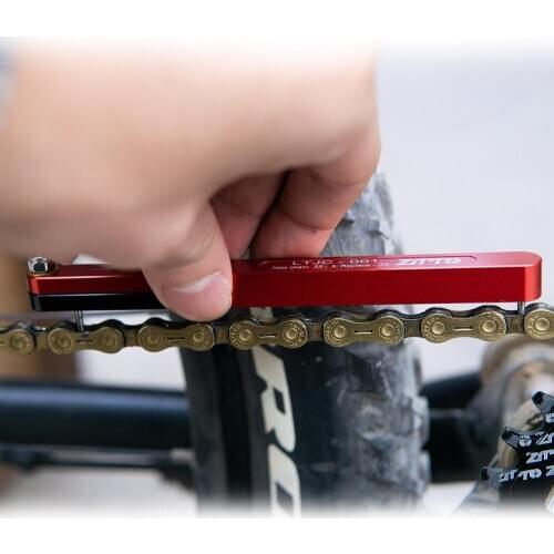 Chain Wear Indicator Measurement On For MTB Road Bike Chain Wear Gauge Check Tool CNC Cycling Replacement Repair Tool
