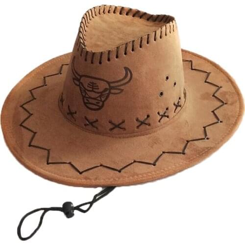 Men Women Summer Big Wide Brim Casual Outdoor Sport Beach Block UV Sunscreen Elastic Windbreaker Sun Cap Western Cowboy Hat R84