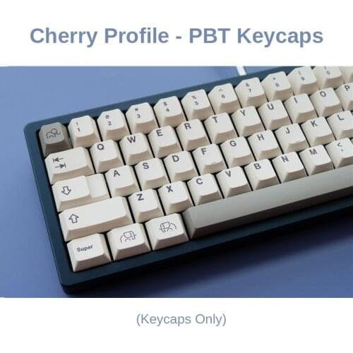 PBT Keycaps Cherry Profile Elephant Key Caps DYE-SUB for GH60 64 68 84 87 104 Mechanical Keyboard