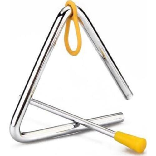 Concise triangle bell Kids Musical Instrument Percussion Triangle Bell Kindergarten Teaching Kits bestkindergarten teaching tool