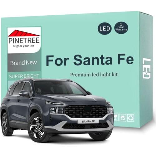 Led Interior Light Kit For Hyundai Santafe Santa Fe SM CM DM ix45 2001-2016 2017 2018 2019 2020 LED Bulbs Canbus