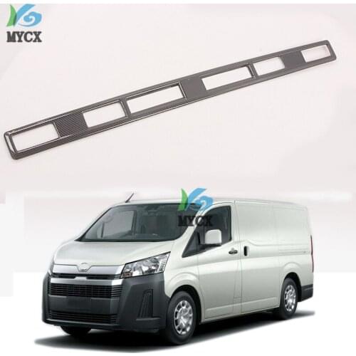 For Toyota HiAce Granvia Commuter 2019 2020 Rear Air Conditioner Vent Cover AC Outlet Frame Trim Car Outer Interior Accessories