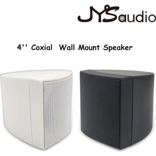 Mini Wall Mount Speaker Home Music System PA Sound System Stereo Surround Hanging on Wall Loadspeaker