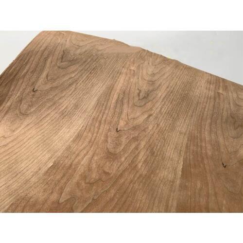Natural Genuine Vintage Cherry Wood Veneer Sliced Furniture Rustic Veneer 60cmx2.5 Meters 0.25mm Thick Backing Kraft Paper C/C
