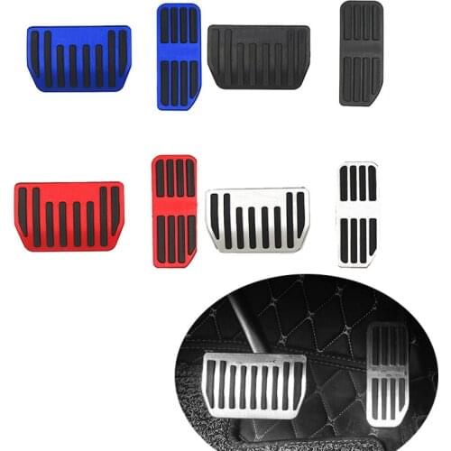 Aluminum alloy Foot Pedal Gas Fuel Brake Pedal 2pcs For Jaguar XE XF F-PACE 2015-2018